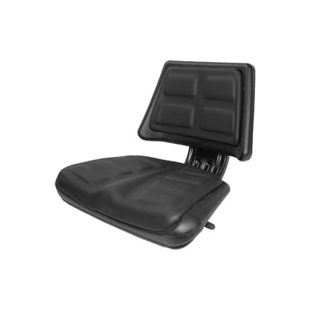A & I Products Seat, Universal w/ Trapezoid Back, BLK 19.5" x19.2" x19.5" A-T110BL